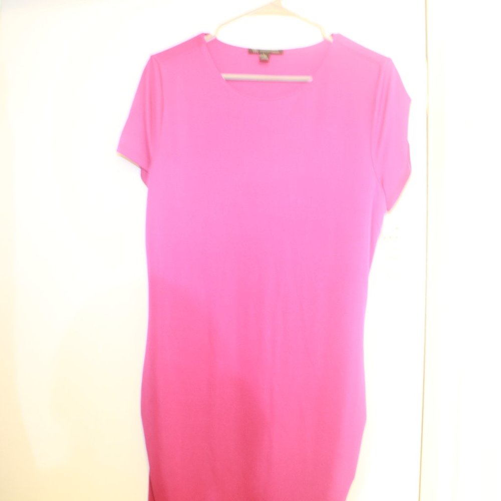 Satiny Ruched Mini Dress - Picture 7 of 8